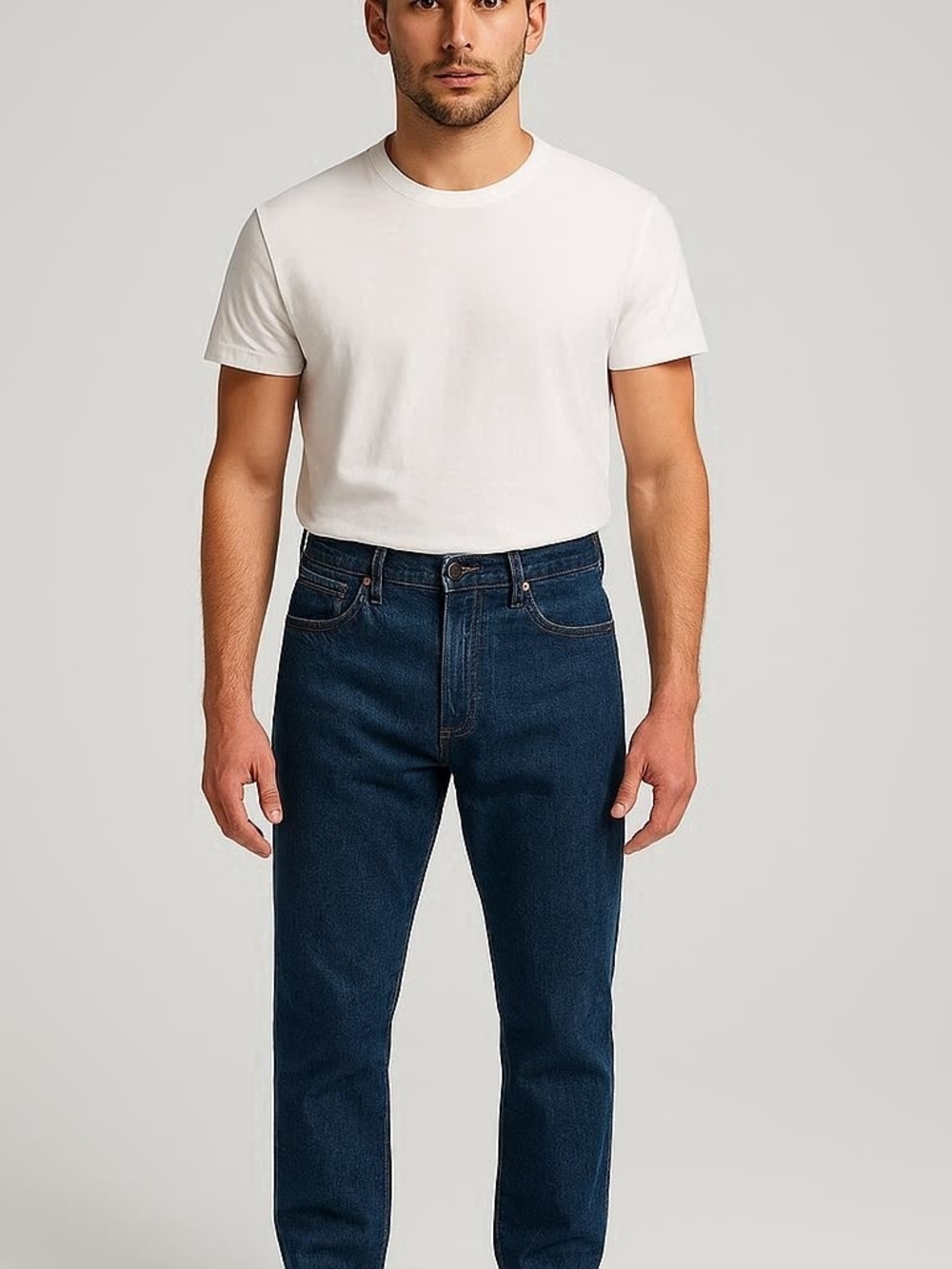 Men's Banana Republic White Oak CONE  Dark Blue Jeans - Classic Straight Fit